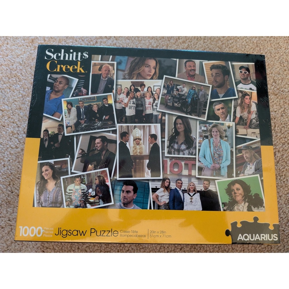 Schitt's Creek 1000-Piece Jigsaw Puzzle Aquarius Rose Family Collage Seales